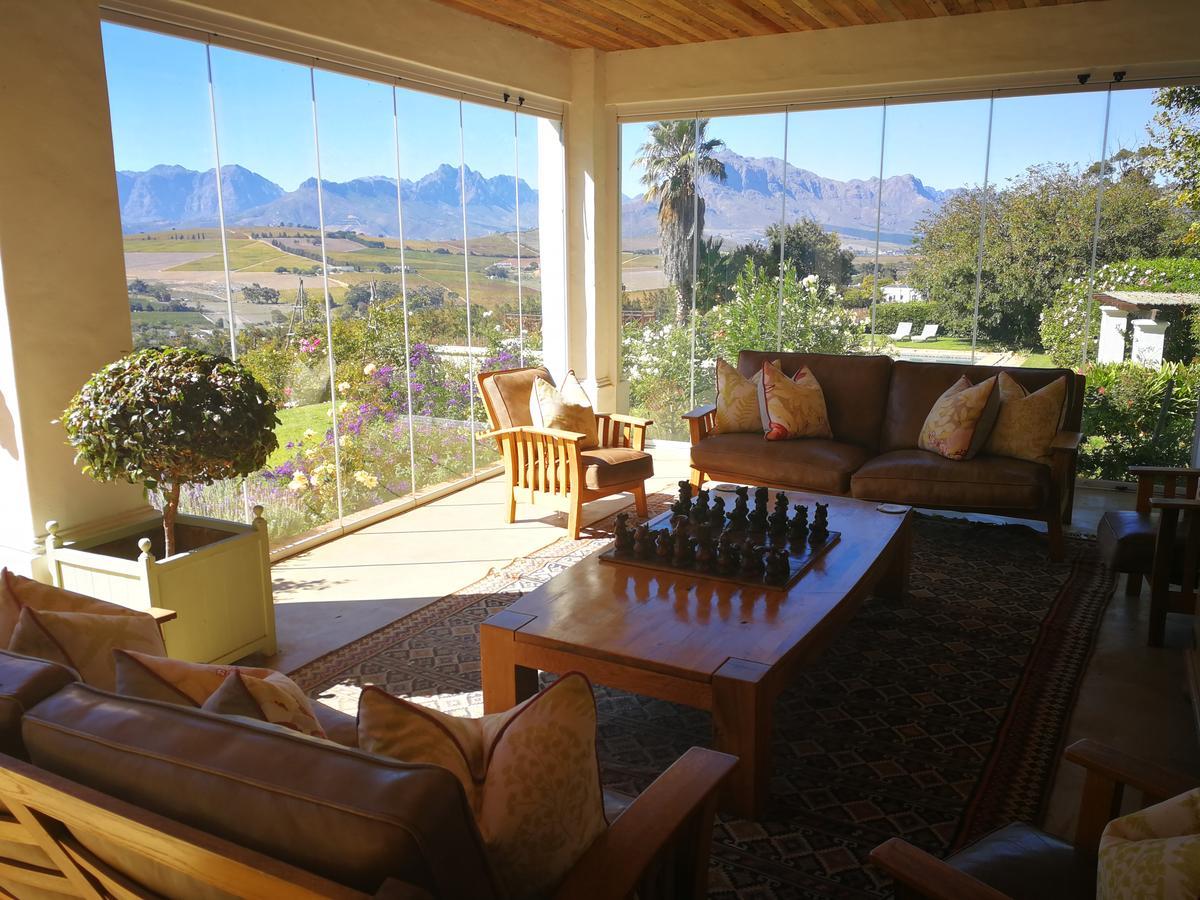 Gemoedsrus Farm Villa Stellenbosch Bagian luar foto